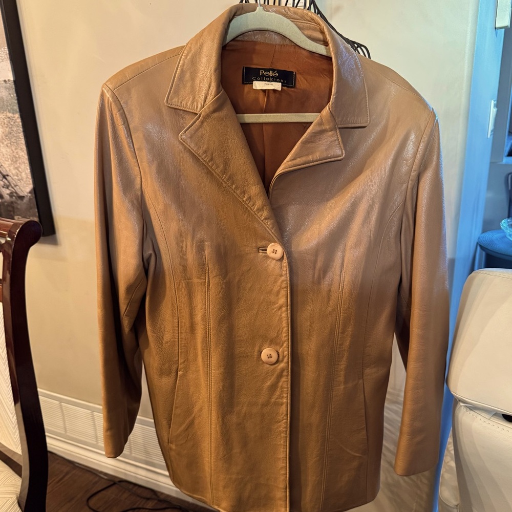 Pelle leather jacket sz16